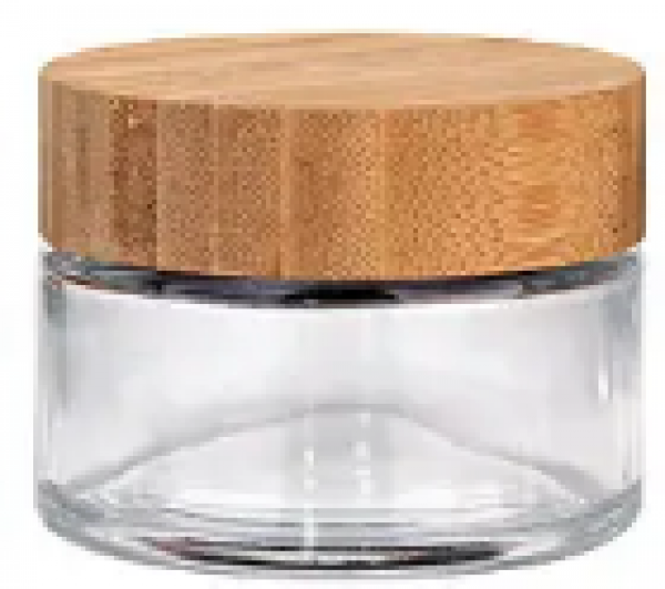 буркан за подправка с бамбукова капачка 100мл 02-10275