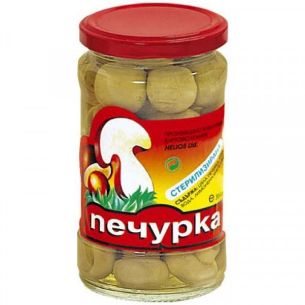 гъби сола печурка стерилизирана нарязана 290гр.