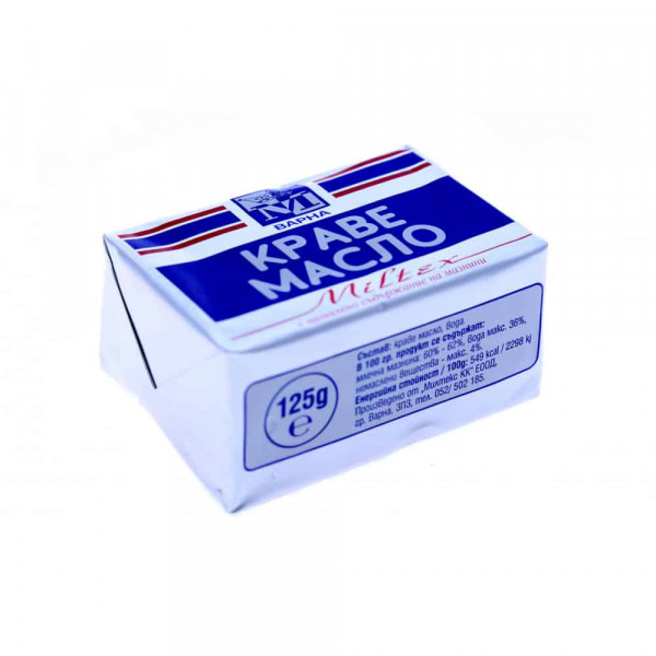 краве масло милтекс перг.хартия 125гр.
