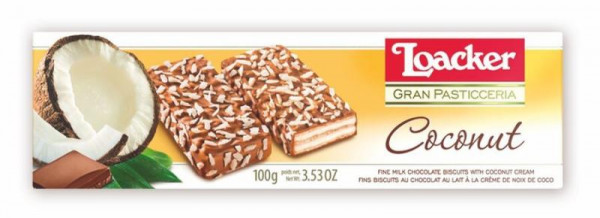 вафли лоакер кокос 100 гр