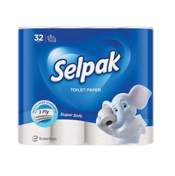 тоалетна хартия селпак 32х3