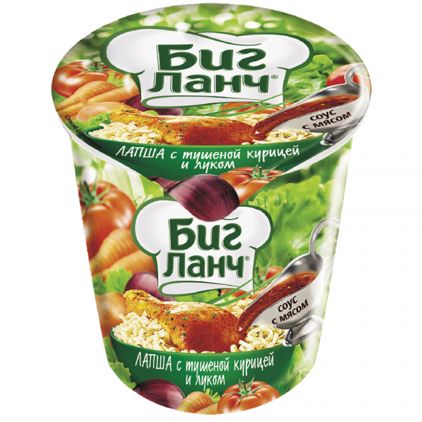 биг лънч чаша пилешко задушено 65гр