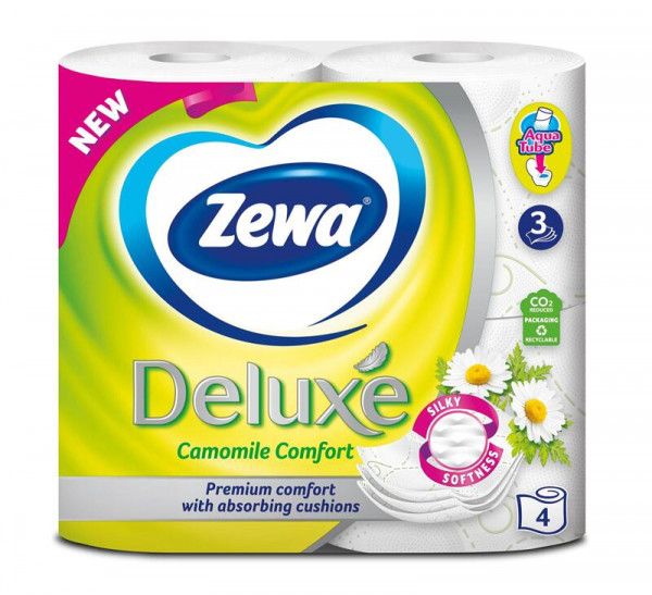 тоалетна хартия зева делукс 4 бр