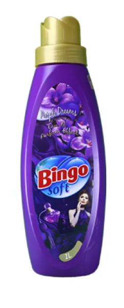 омекотител бинго софт лилав 1л