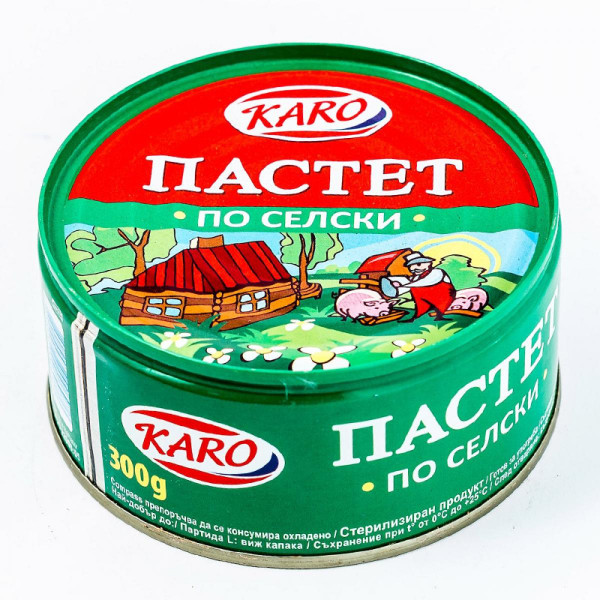 пастет каро по селски 300 гр