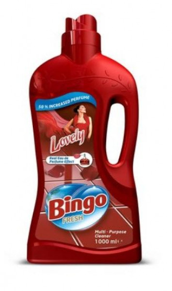 почистващ препарат  бинго фреш червен 1л