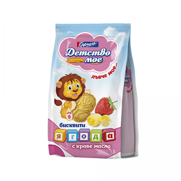 бисквити детство мое детски  ягода 100гр