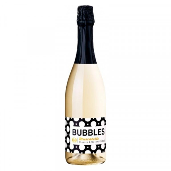бяло вино бабълс мускат 750мл
