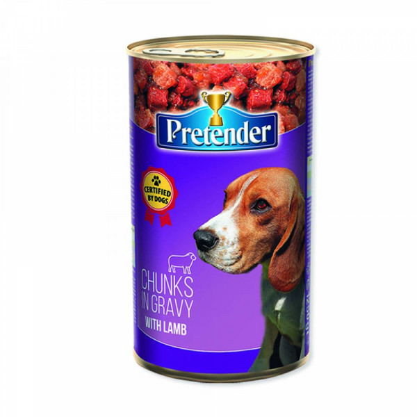 храна за куче претендер говеждо в сос 1250гр