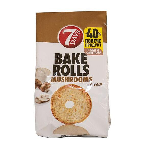 бейк ролс 7дейс с гъби и сметана 112гр.