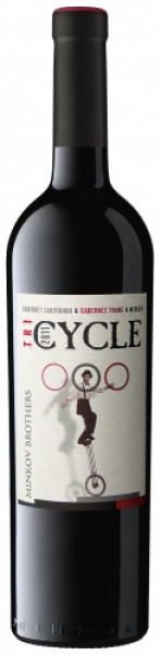 червено вино сайкъл каберне совиньон, фран и мерло 750мл.