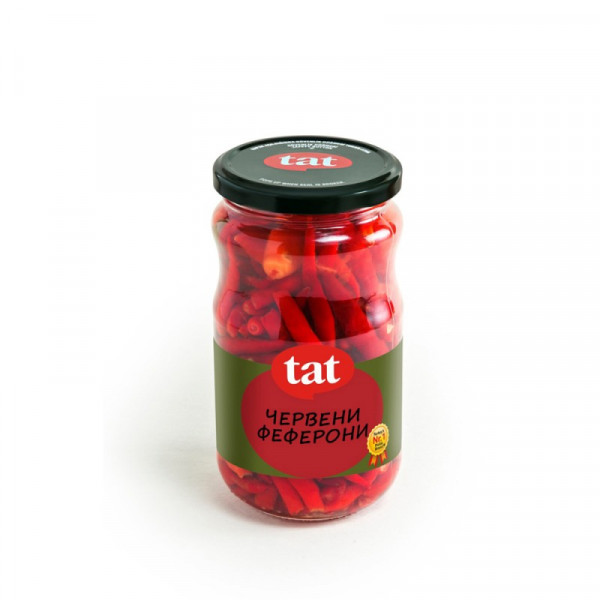 люти чушки феферони червени тат 330г