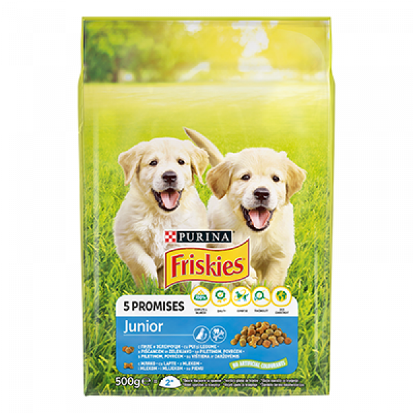 храна за животни фрискиес с пиле,мляко 300гр.