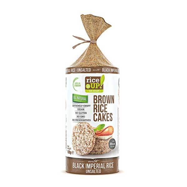 оризови бисквити с черен ориз без сол 120гр