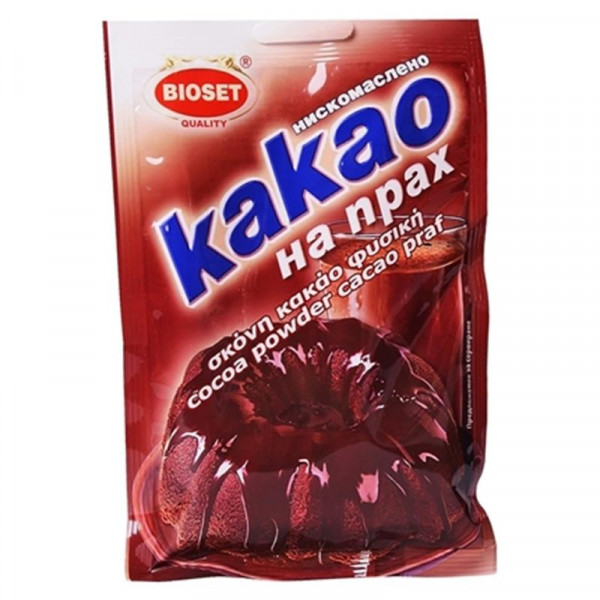 какао на прах биосет 45гр.