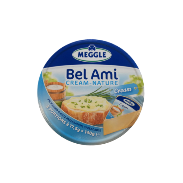 топено сирене със сметана бел ами натурално мегле 140гр.