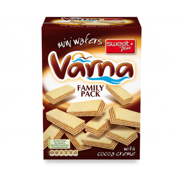 вафли мини варна с кaкао 260гр.