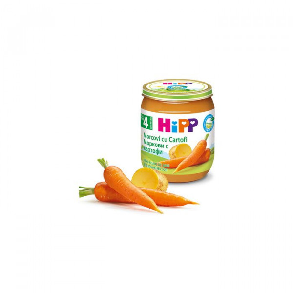пюре био хип моркови и картофи 125гр