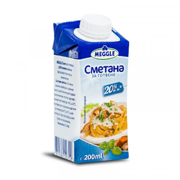 сметана за готвене мегле 200 мл