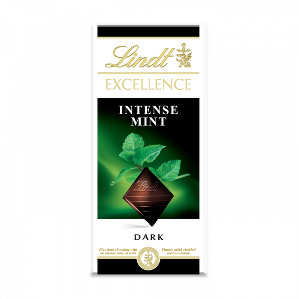 Шоколад Линдт Екселенс с Мента - 100гр.