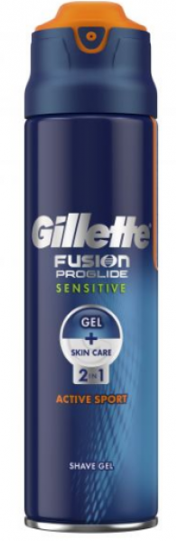 гел за бръснене жилет фюжън 2в1 170мл.