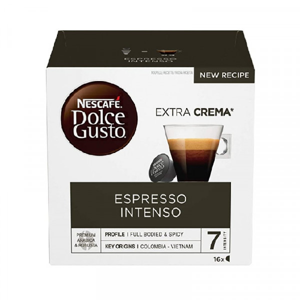 кафе капсули нескафе долче густо еспресо интензо 16бр