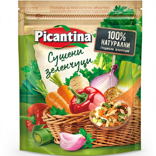 микс сушени зеленчуци пикантина 100гр