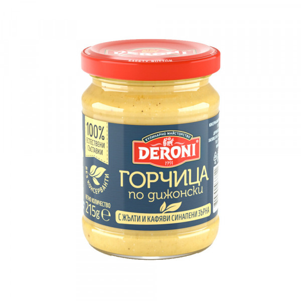 горчица дижонска дерони 200гр