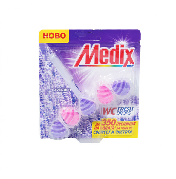 тоалетно блокче медикс лавандула 55гр