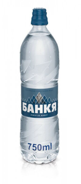 минерална вода банкя 750мл