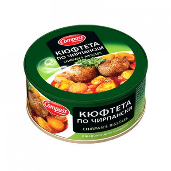 консерва меню кюфтета по чирпански 300г