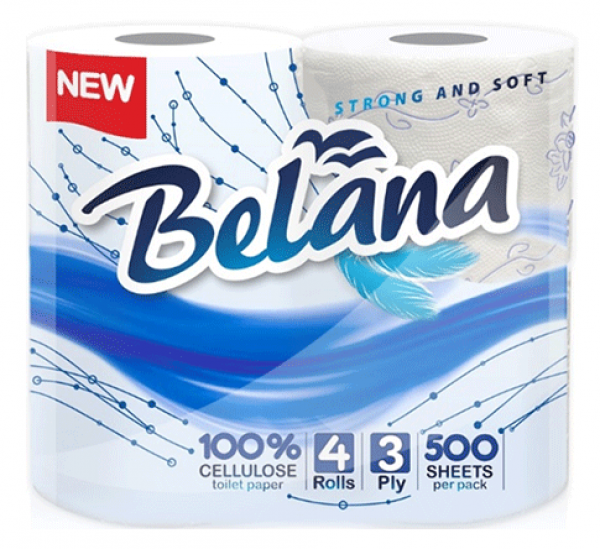 тоалетна хартия белана ароматизирана 4бр.