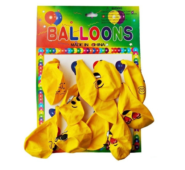 балони с картинки на картон 12бр.