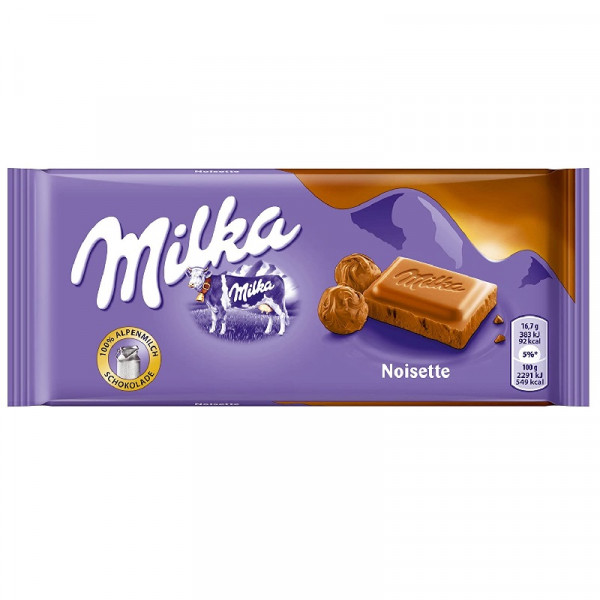 шоколад милка ноазет 100гр.