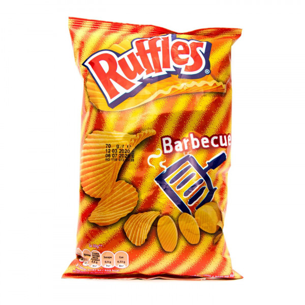 чипс рафълс барбекю 70гр.