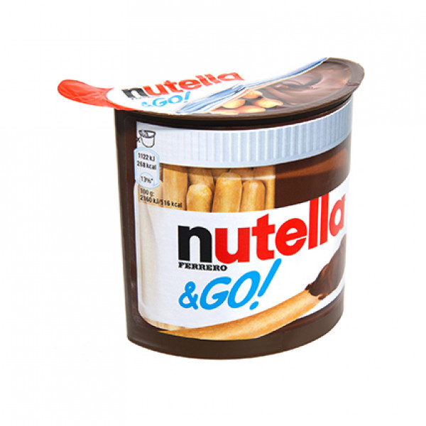 шоколад нутела с гризини 52г