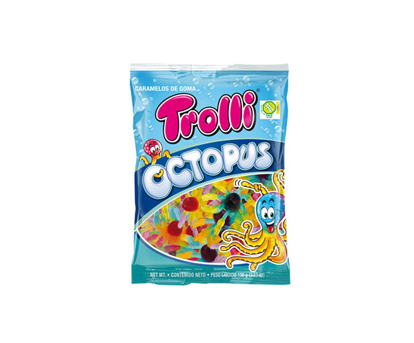 желирани бонбони троли октоподи 100гр