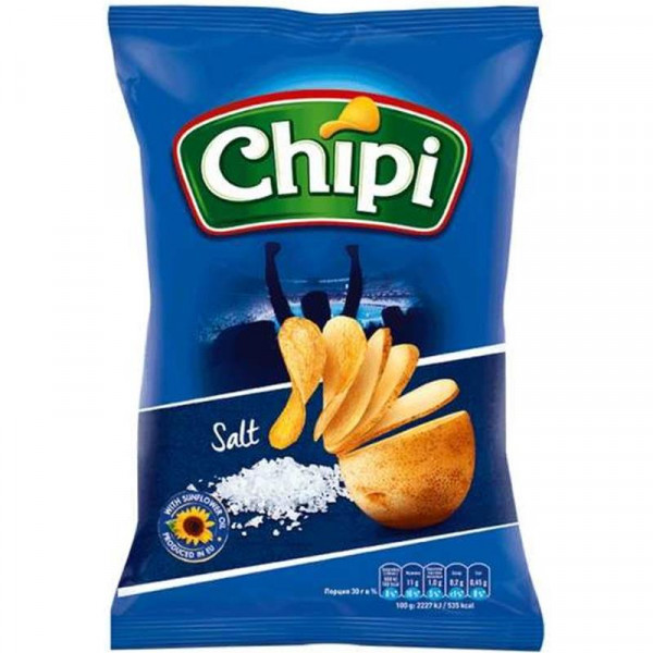 чипс чипи чипс със сол 120гр