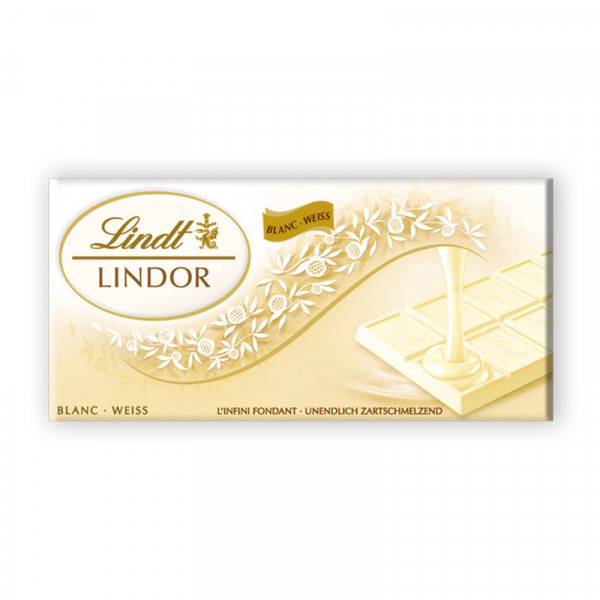 шоколад линдт линдор бял 100гр.
