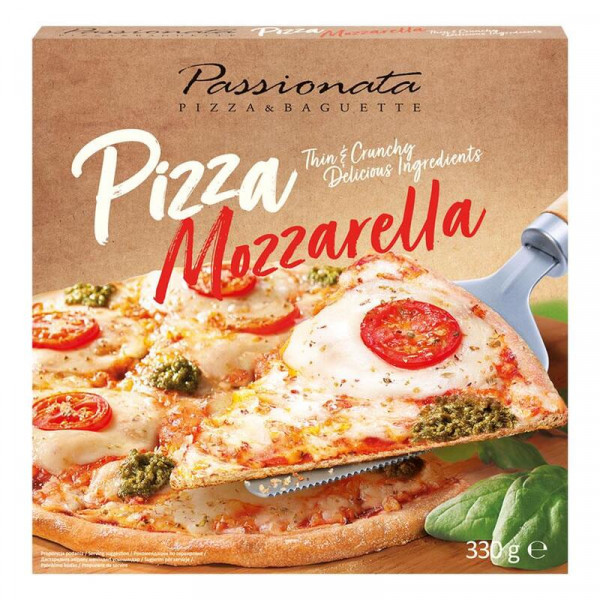 пица замразена пасионата моцарела 330гр.