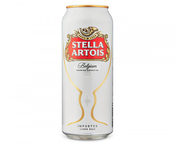 бира стела артоа кен 500мл