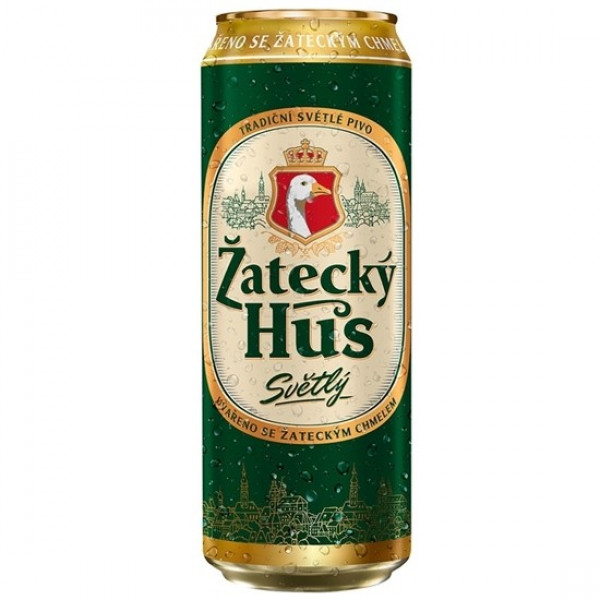 бира жатецки хус кен 500мл