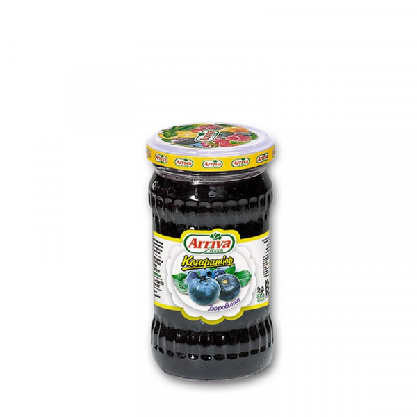 конфитюр арива боровинка 360гр.