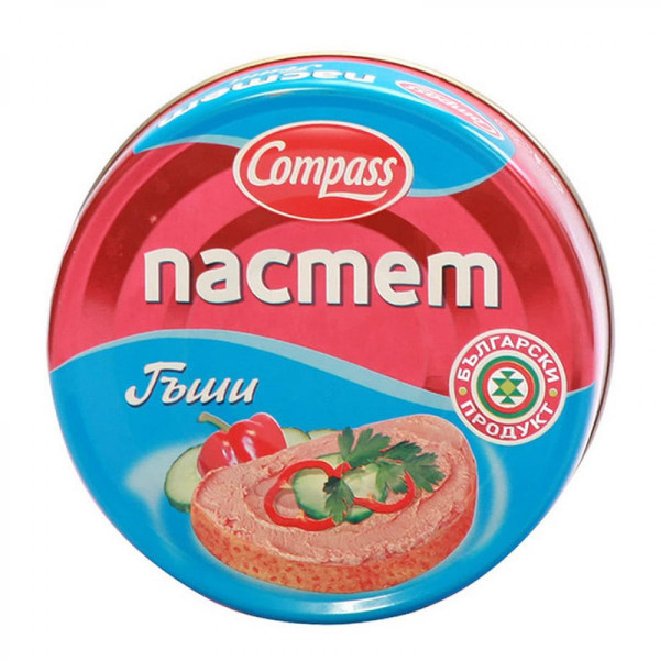 пастет компас с гъши дроб 300гр