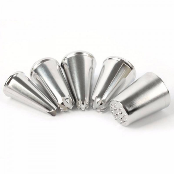 накрайници за шприц 6бр метални 10469