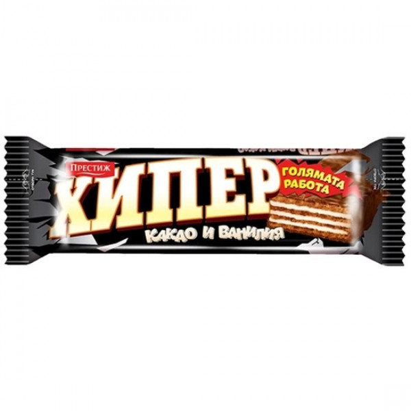 вафла хипер какао и ванилия 55гр.
