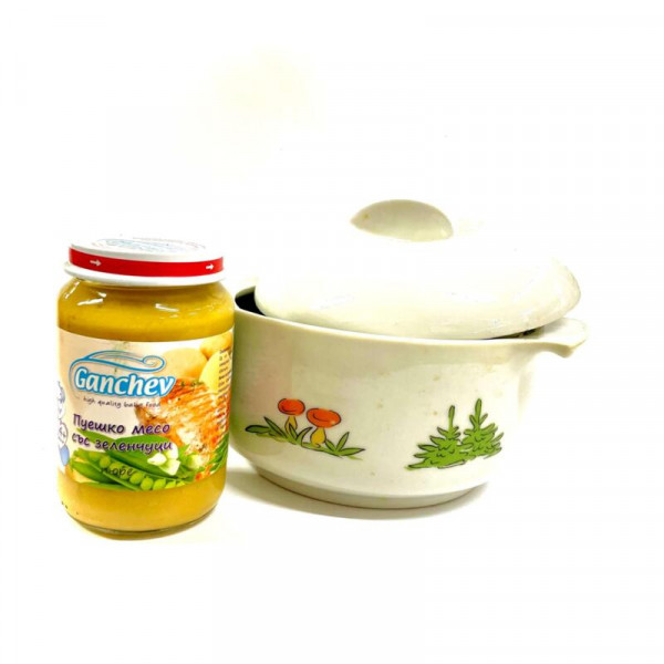 пюре ганчев пуйка със зеленчуци 190гр.
