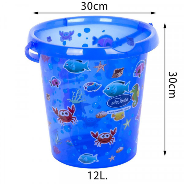 плажен комплект кофа с морски животни