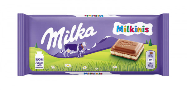 шоколад милка милкинис 100гр.