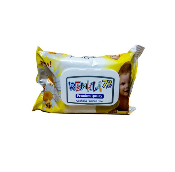 мокри кърпички ренкли кидс без капак 72 бр.